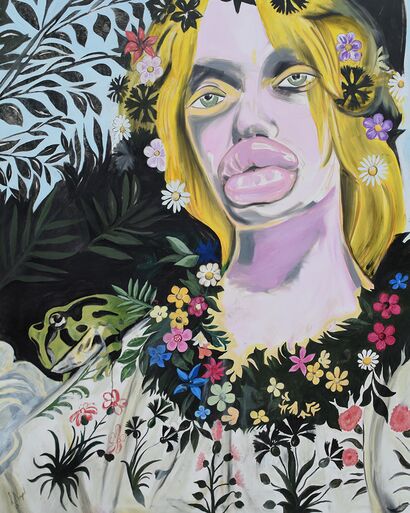 The Frog Queen - a Paint Artowrk by Andreas Nagel